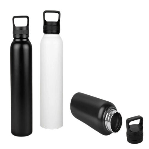 1000ml Steel Bottle With Silicon Ring Handle