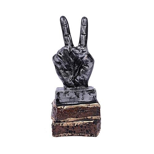 Resin Cheers Sign Hand On Base Home Decorative Statues at Best Price in ...