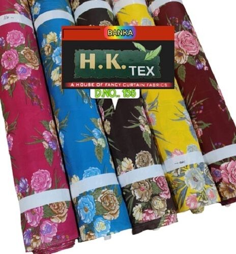 Fancy Floral Printed Curtain Fabrics