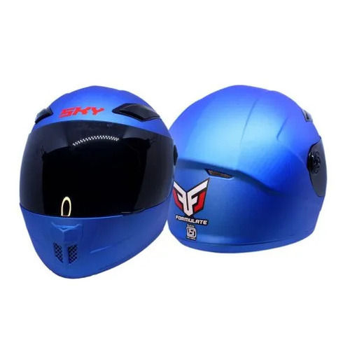 Sky Blue Full Face Riding Helmet