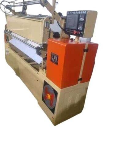 Red And Yellow Heavy Ditu Fabric Pleating Machine