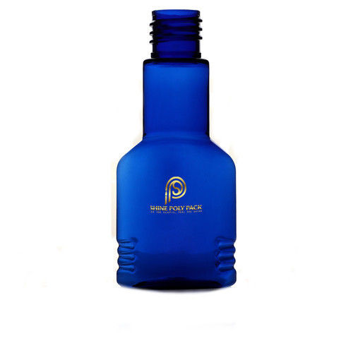 Plain Blue Color Plastic Bottle