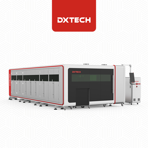 Semi Automatic Spt 6Kw Metal Sheet Tube Fiber Laser Cutting Machine Protective Exchange Table