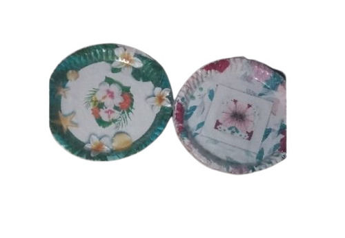 Round Printed Disposable Paper Plates