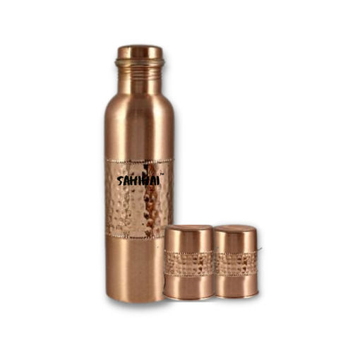 Copper Bottle With 2 Glass Sets