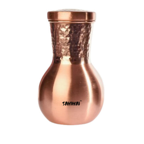 Plain Pattern Copper Balloon Pot For Drinking Water