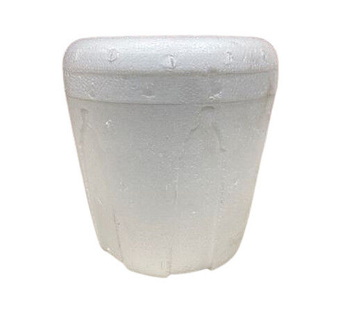 White Round Thermocol Ice Box