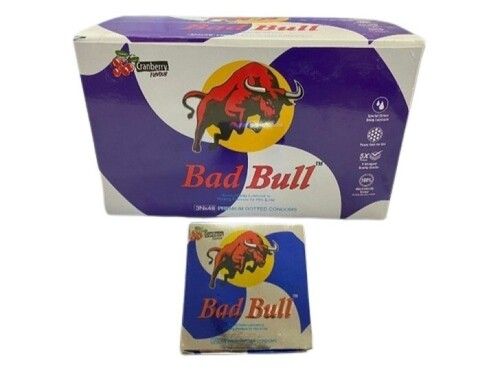 Comes In Various Colors Bad Bull Premium Dotted Condoms