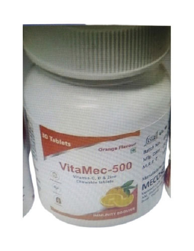 99.9% Pure Medicine Grade Pharmaceutical Vitamin C Chewable Tablets