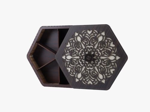 Hexagonal dual tone box