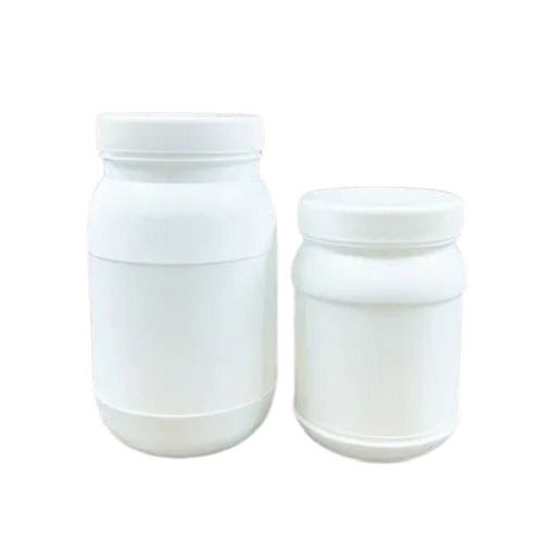 Lightweight Leak Resistant White Empty Plastic Liquid Jars With Screw Cap