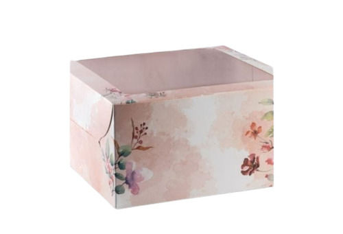 Glossy Lamination Light Weight Printed Cake Packaging Boxes