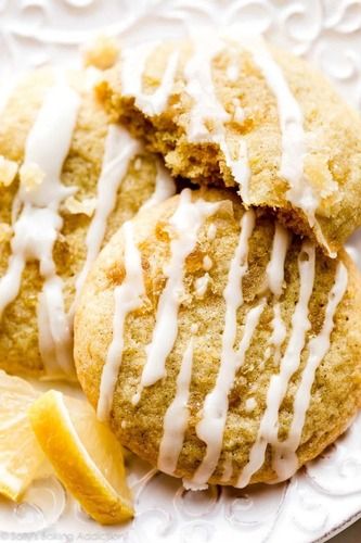 Soft And Chewy Lemon Ginger Cookies