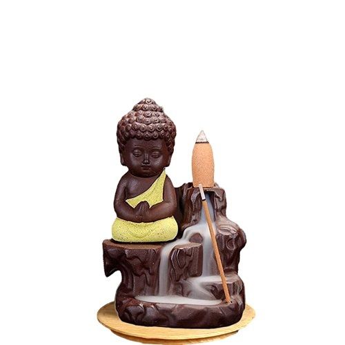 Baby Monk Moke Fountain Size: 3.5 X 4.5 Inch