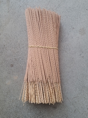 Mosquito Killer Incense Stick - Bamboo 11 Inches Long Pink Color 3mm Diameter | Eco-Friendly Low Smoke 35 Minutes Burning Time