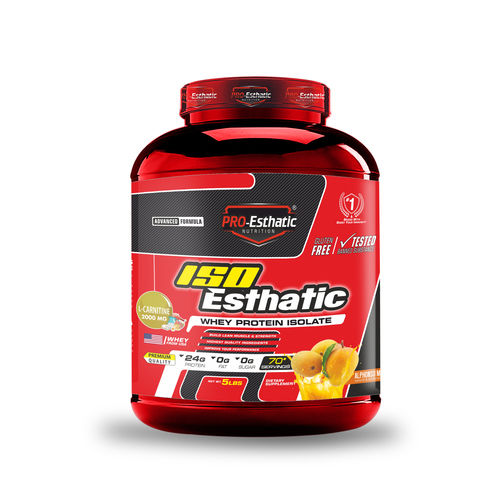 Pro-Esthatic Nutrition ISO Esthatic Whey Protien- 5Lbs ( Alphonso Mango)