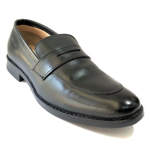 Ultra Comfortable Black Leather Loafer Shoes