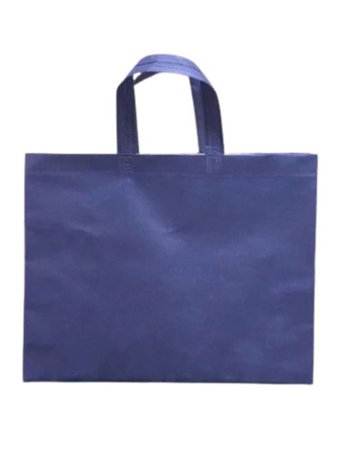 Blue Color Plain Pattern Non Woven Box Bag