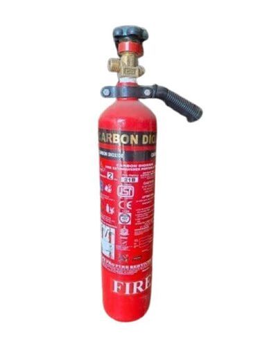 Co2 Type Fire Extinguisher - Premium Grade, Optimum Quality, Class C Fire Rating, Red Color, 1-Year Warranty, 8-18s Discharge Time, 2-5 Meter Range