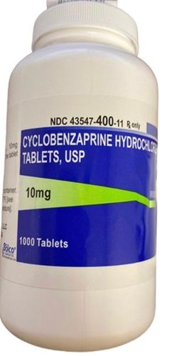 Cyclobenzaprine Hydrochloride 10mg Tablets