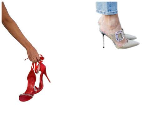 Regular Fit Slip Resistant Lightweight Ladies High Heel Sandals