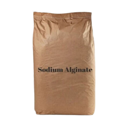 White Sodium Alginate Used In Rubber Industry 25 Kg Per Pack