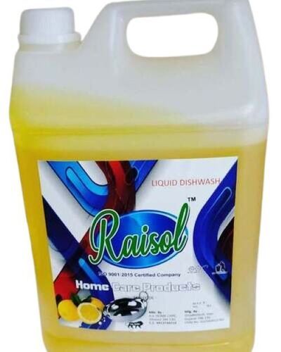 5 Liters Eco Friendly Yellow Dishwash Liquid 