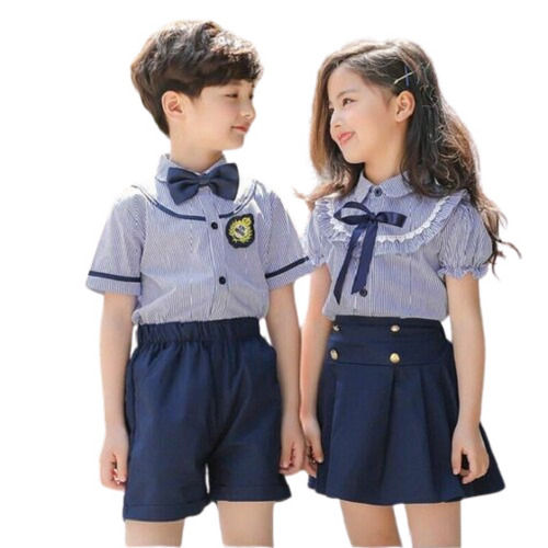 Breathable Cotton School Uniform Set - Regular Fit Shirt, Pants, Skirt | Quick Dry, Shrink Resistant, Anti-Wrinkle, Machine Washable, Unisex Design for Ages 5-18