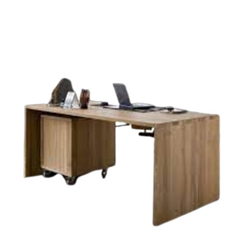 Floor Standing Rectangular Termite Resistant Solid Wooden Modular Office Desk