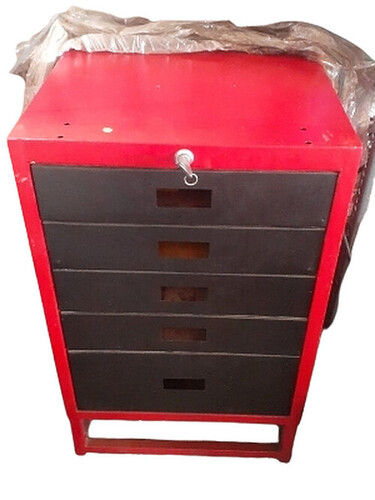 Color Coated Industrial Tools Box Trolley