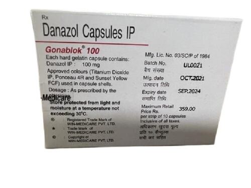 Danazol Capsules Ip 100 Mg