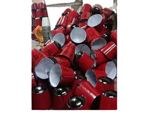 Leak Proof Round Red Fire Buckets