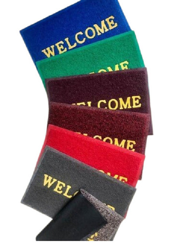 लाइटवेट और वॉशेबल स्लिप रेसिस्टेंट रेक्टैंगुलर प्लेन कॉयर डोरमैट