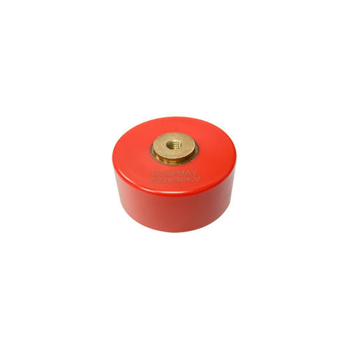 Screw Type Ceramic Capacitor - Color: Red