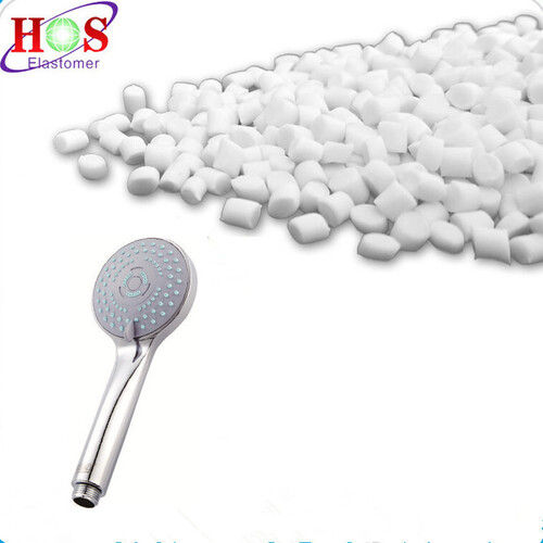 White Tpe Material For Shower Head