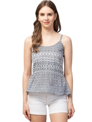 Cotton Chikankari Crop Top - Soft Lightweight Fabric, Available in 5 to 6 Colors, Casual Embroidered Design for Women and Girls