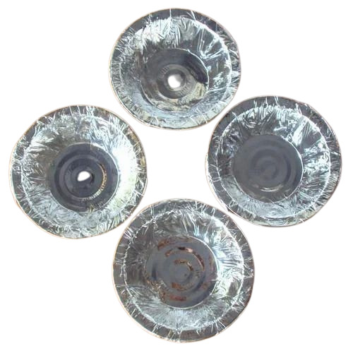 हीट एंड कोल्ड रेसिस्टेंट राउंड सिल्वर-कोटेड प्लेन पेपर डिस्पोजेबल डोना