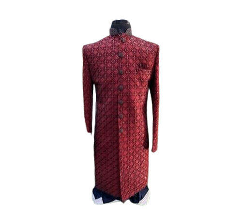 Men Full Sleeves Traditional Wedding Sherwani