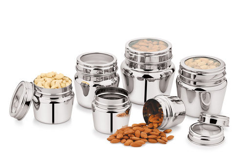 stainless steel canister set