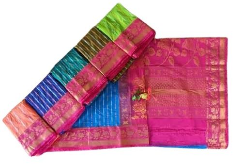 Handmade Mirror Work Traditional Saree