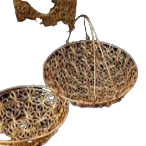 पोर्टेबल और टिकाऊ लोहे की टोकरी