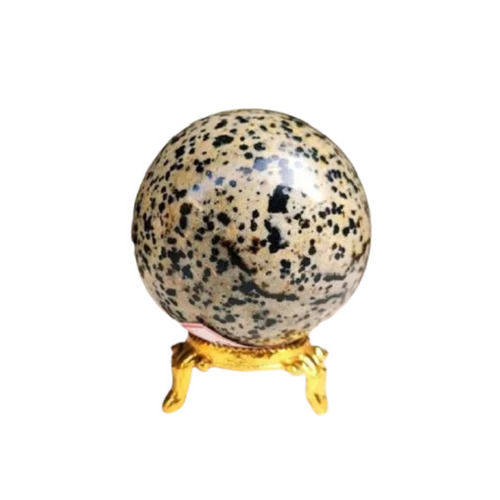 Round Shape Decorative Dalmatian Jasper Gemstone Sphere Balls