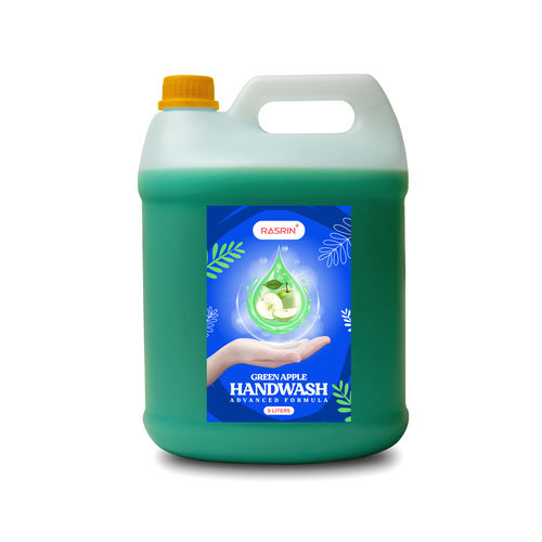 5 Liter Green Apple Rasrin Liquid Hand Wash