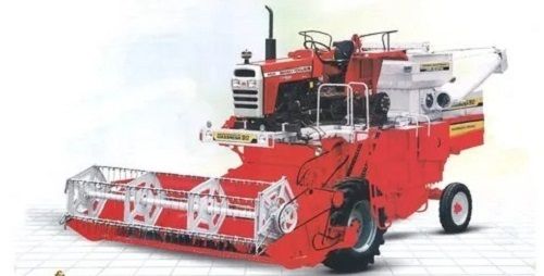 Tractor Mounted Combine Harvester For Agriculture