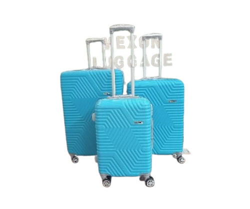 Plastic Easy To Move Hard Luggage Trolley Suitcase