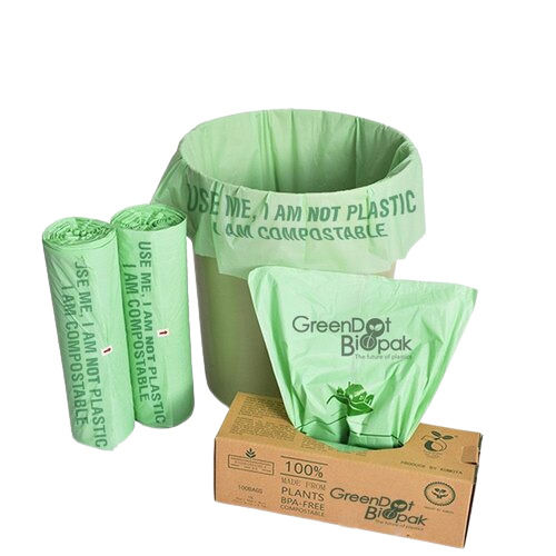 Easy To Carry Single Compartment Printed Plastic Disposable Garbage Bags