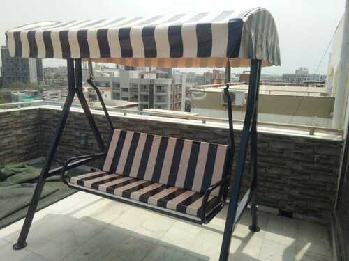 Floor Mounted Metal Outdoor Swing