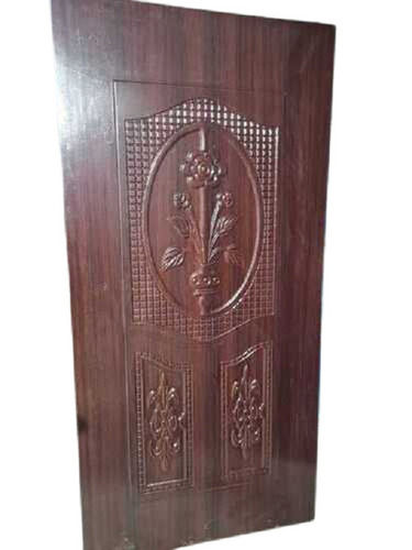 Polished Finish Termite Resistant Rectangular Designer Wooden Entrance Flush Door