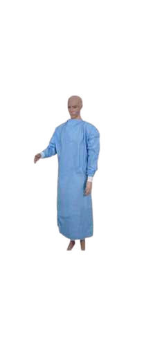 Regular Fit Long Sleeve Round Neck Cotton Patient Gowns For Hospital