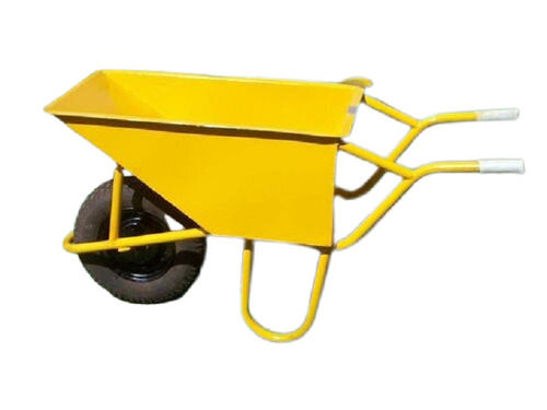 Manually Operated Portable And Moveable Hand Trolleys With 1 Wheels For Dustbin 